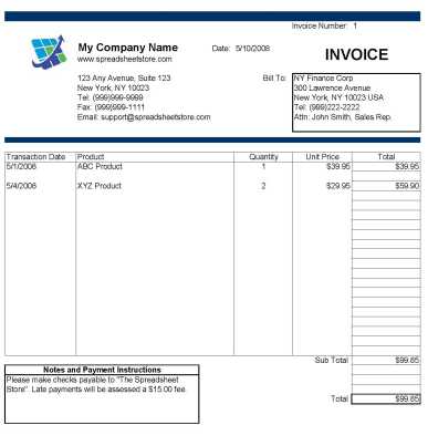 Invoice