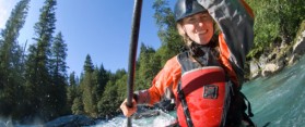 Paddling a Kayak
