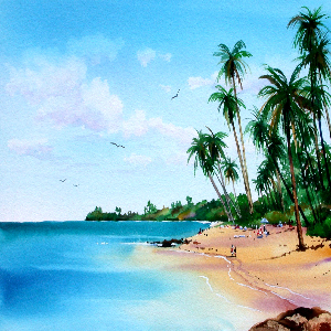 Paint Tropical Beaches