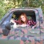 Camouflage Painted Truck