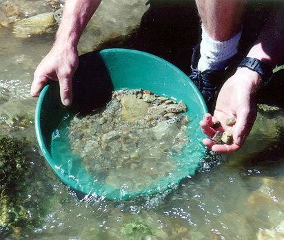 Gold panning