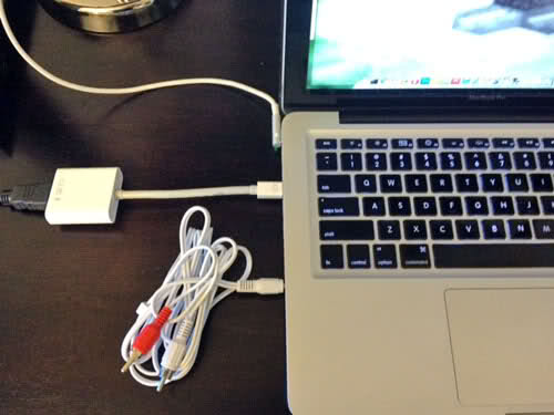 connecting a macbook to the tv