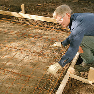 Pour Garage Footings