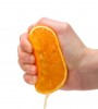 Squeezing an orange