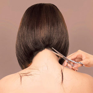 Properly Hold Hair Cutting Scissors