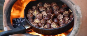 Roasting Chestnuts on an Open Fire