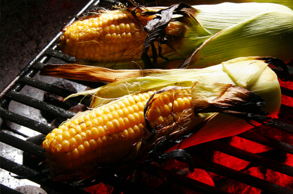 Roasting Corn on the Grill