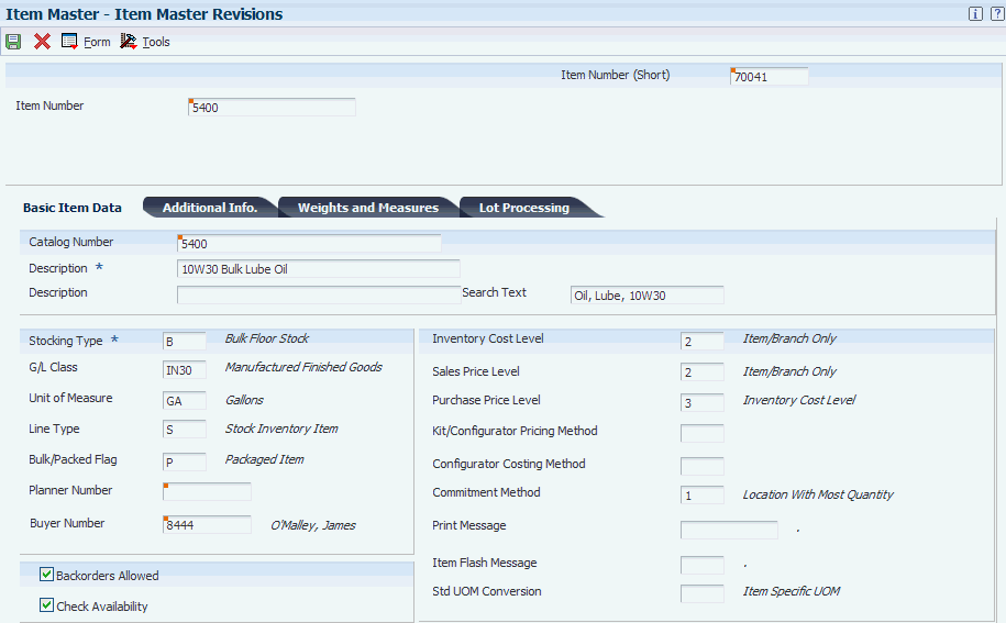 Inventory Control System