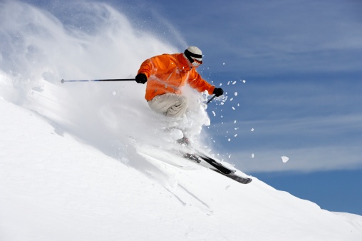 improve your skiing speed on easy slope