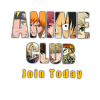 An anime club flyer