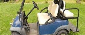 Golf Cart in Winter