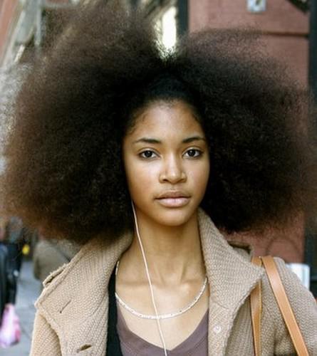 Turn an Afro into Straight Hair