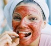 Strawberry facemask