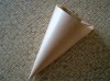 Parchment paper piping bag