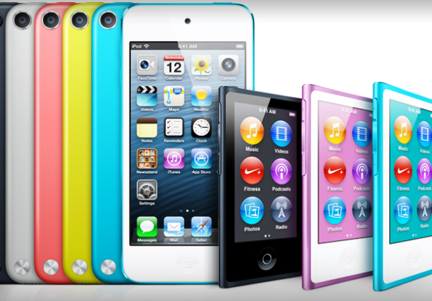 iPod touch and iPod nano