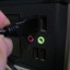 Inserting USB flash drive