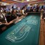 Craps table