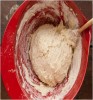 Preparing Dough to Make Sourdough Bread at Home