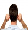 Press Earlobes for Head Massage
