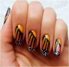 Butterfly Nail Art for Summer Manicure