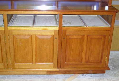 Apply Gel Stain Over a Pre-Finished Cabinet