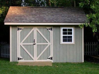 Saltbox Storage Shed