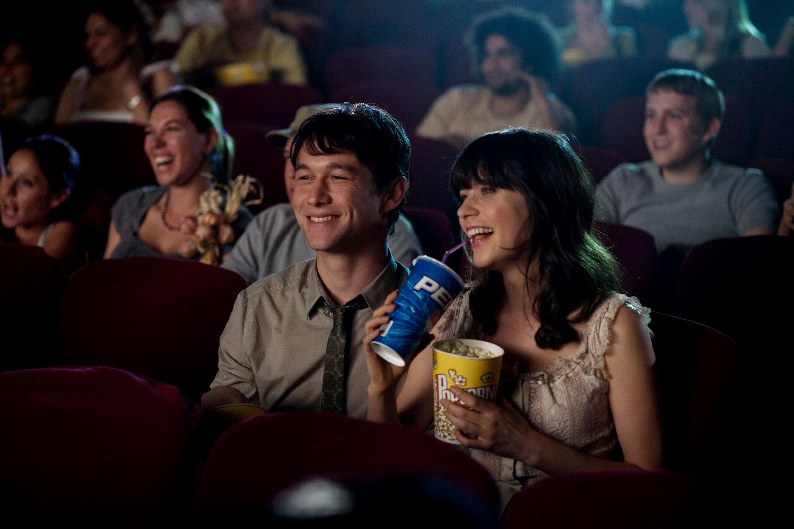 Couple in theatre