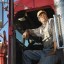 Truck Driver in Semi Truck