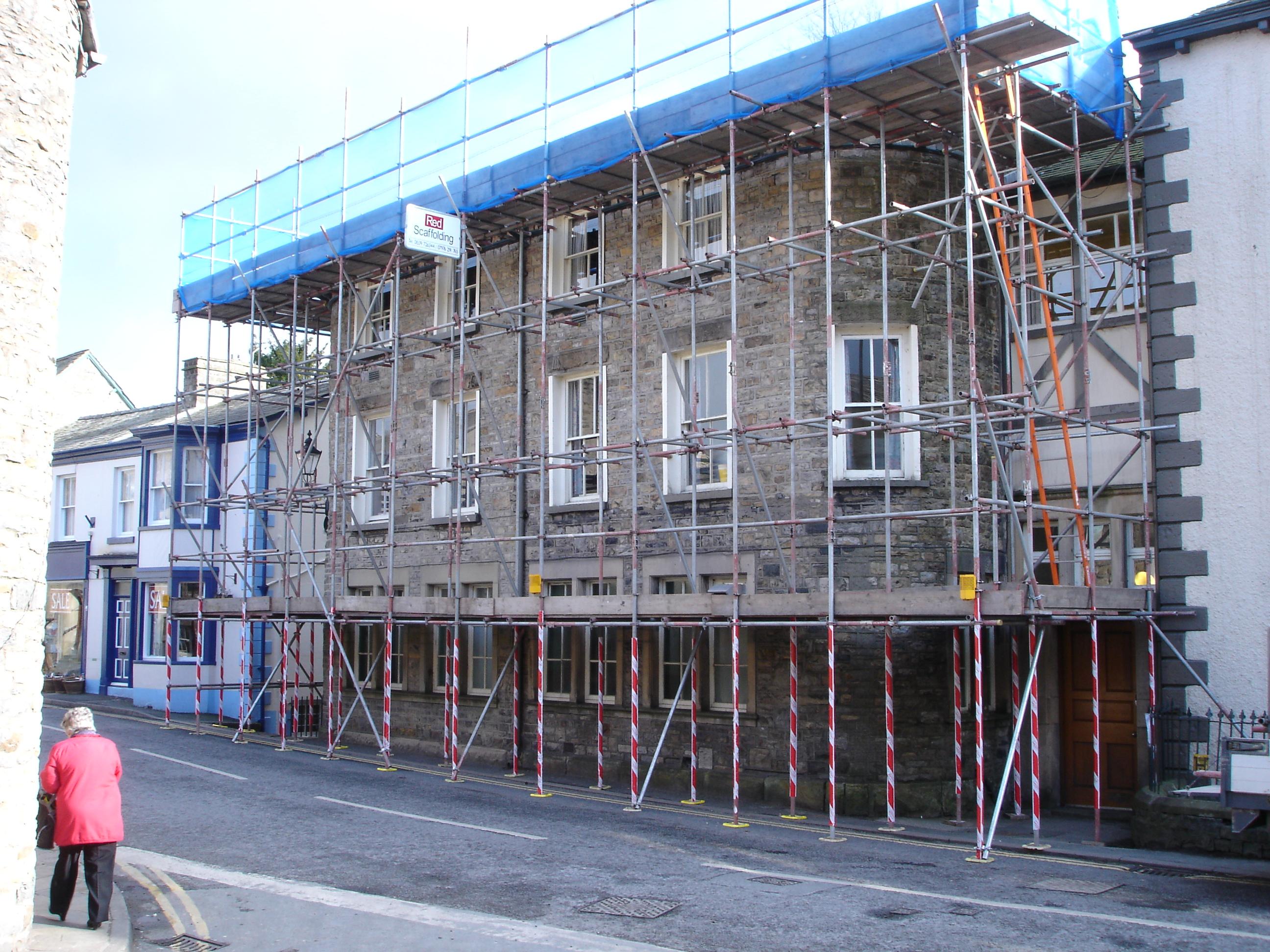 Scaffolding, a platform