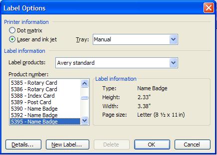 Convert an Address List in Excel Into Address Labels