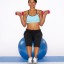 Balancing Ball Bicep Curls