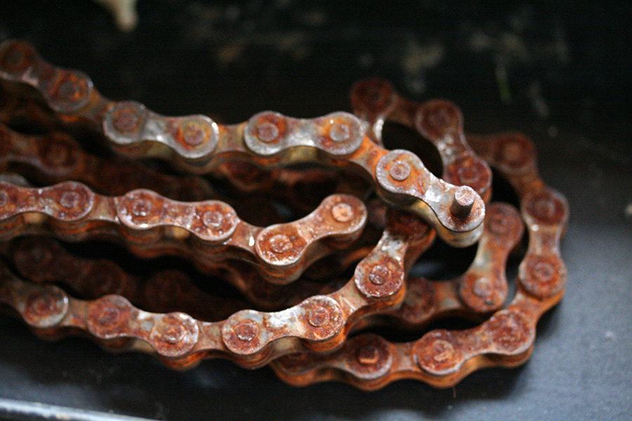 Fix a Rusty Bicycle Chain