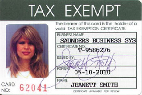 Tax-Exempt Number