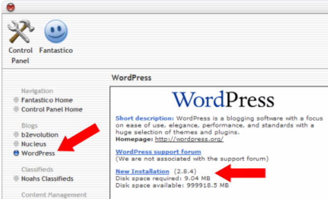 Install Wordpress on Hostgator Using Fantastico