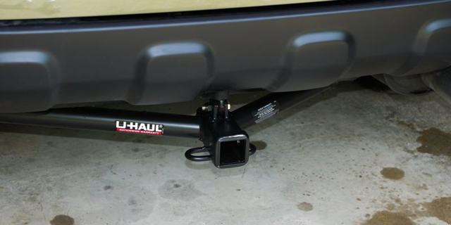 A U-Haul Trailer Hitch