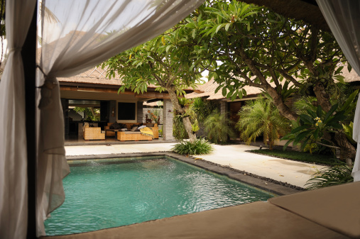 Landscape an Above Ground Pool