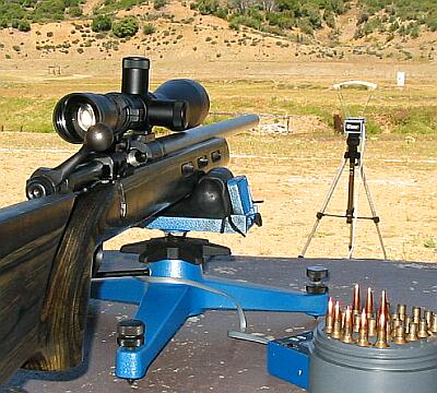 Bore sighting a rifle scope