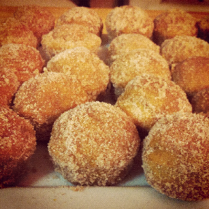 Make Donut Holes with Cinnamon and Sugar