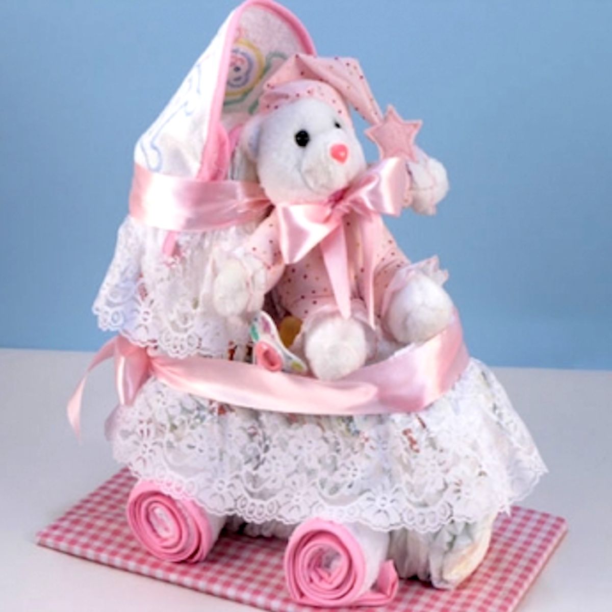 Baby Carriage Diaper Cake