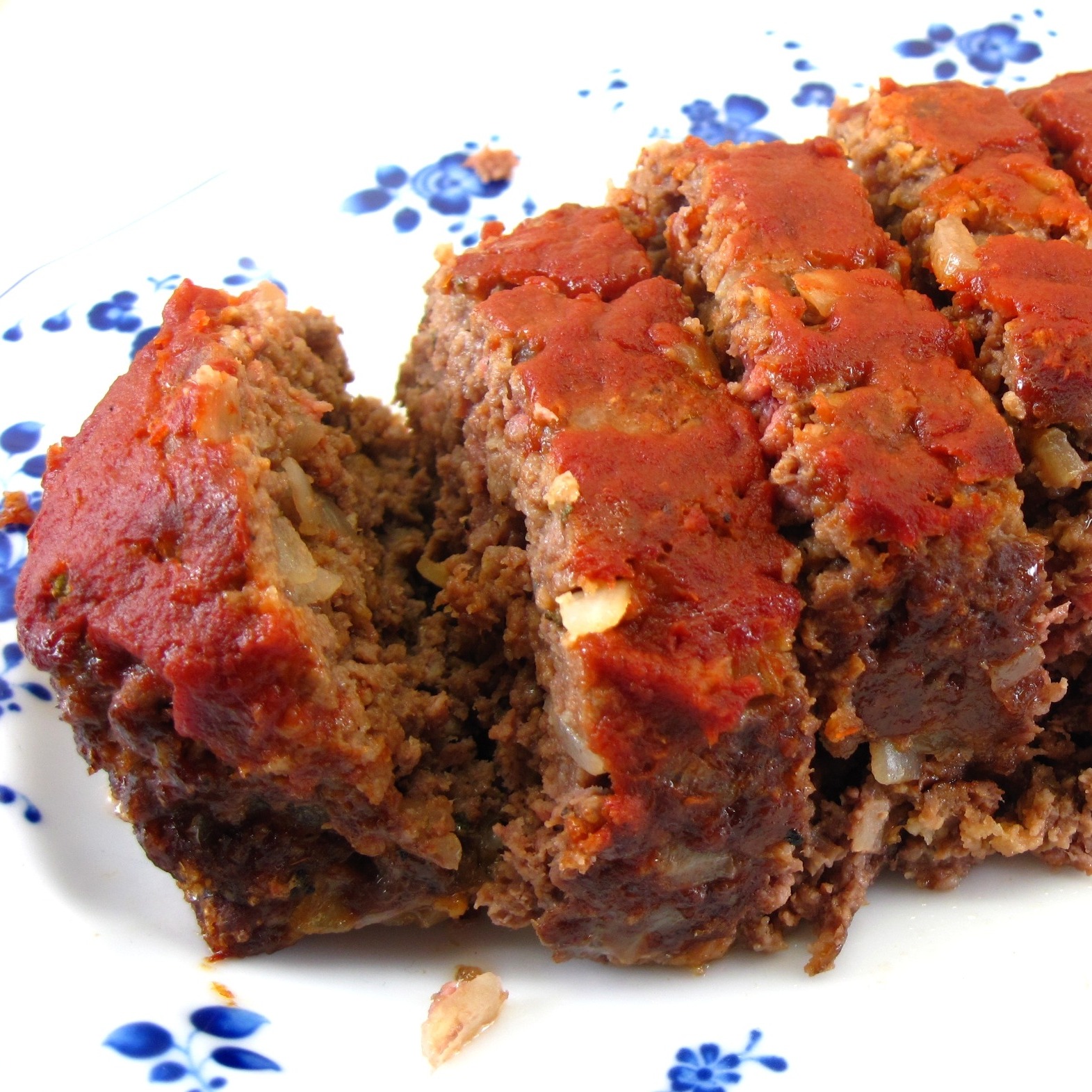 Slices of meatloaf