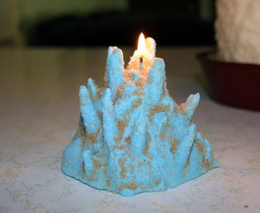 Sand Cast Candle