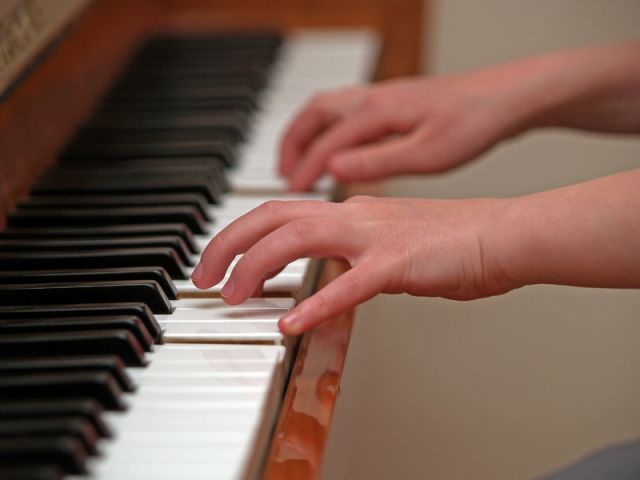 Practicing Piano