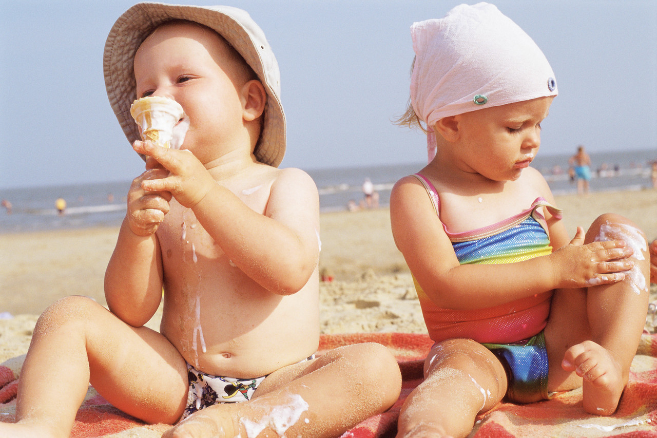 Children On the Beach