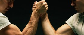 Size Up an Arm Wrestling Opponent