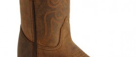 stretch leather cowboy boots