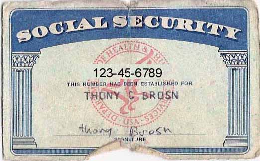 social security number security