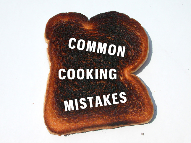 common cooking mistakes