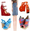 Wedge Shoes to Wear with Denim Skirts