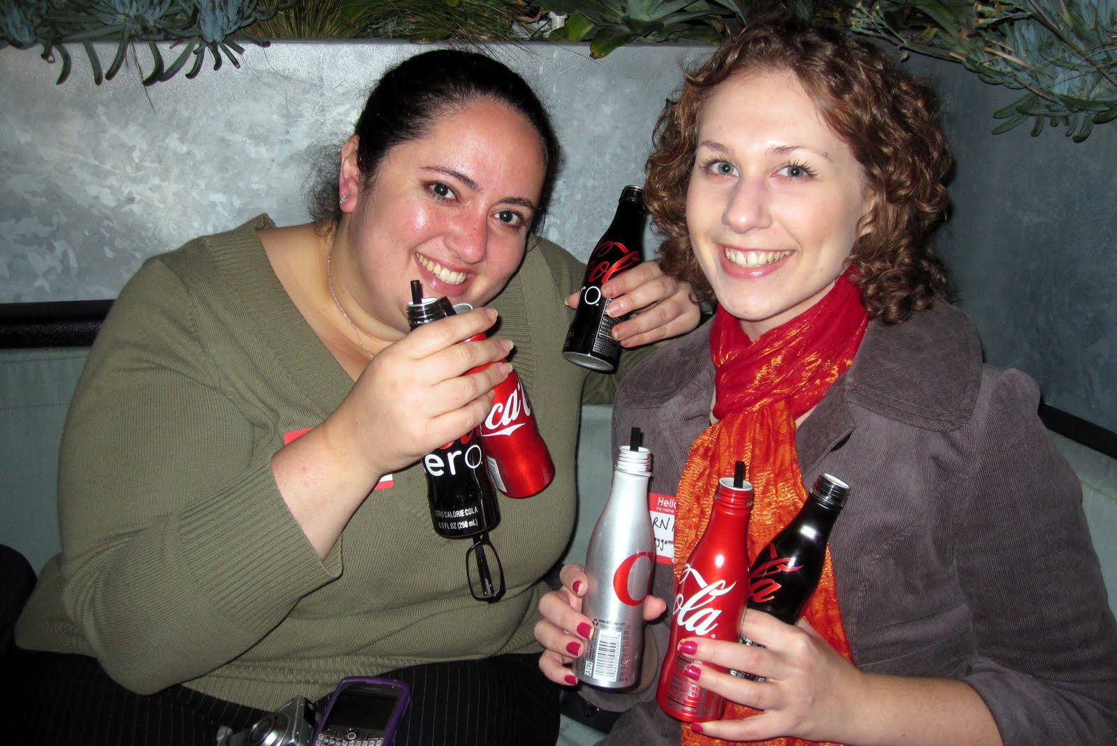 Ladies with cokes