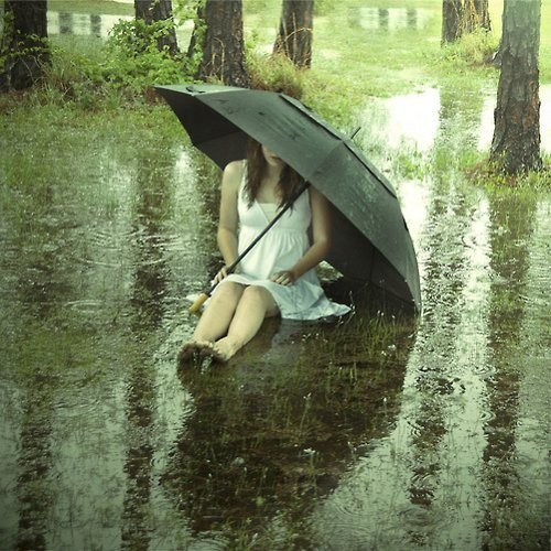 Girl with Umbrella